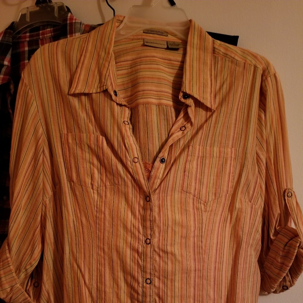 2piece button down shirt